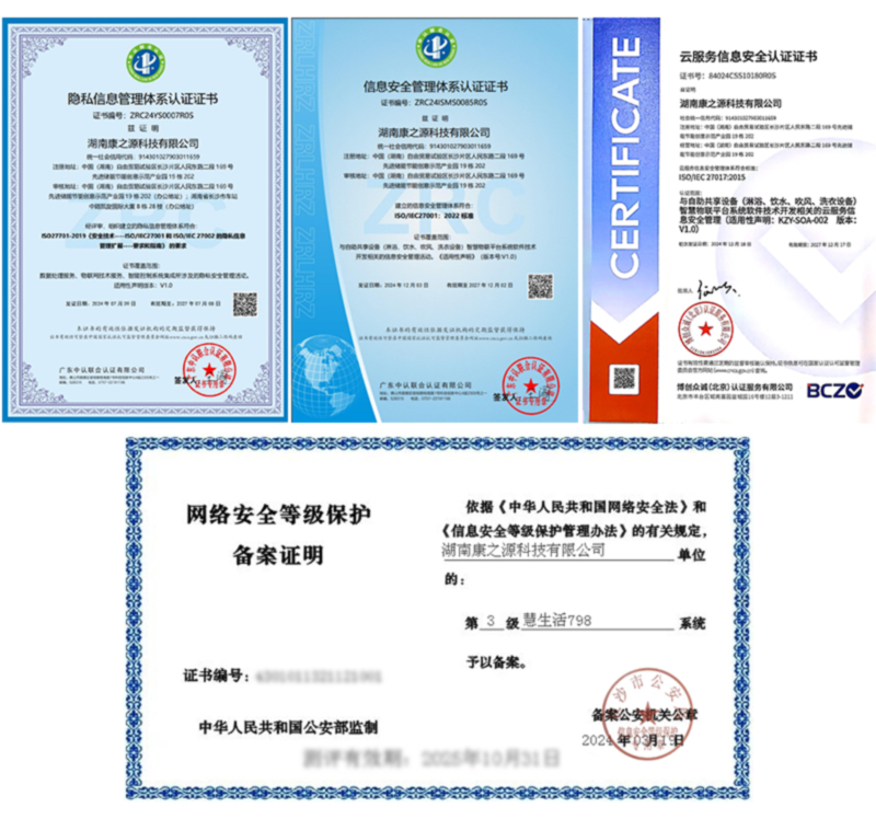 公司部分資質證書